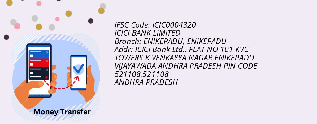 Find ICICI BANK IFSC Code ENIKEPADU - ENIKEPADU Branch