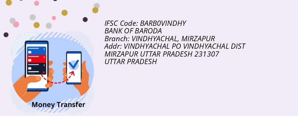 Find BANK OF BARODA IFSC Code MIRZAPUR - VINDHYACHAL Branch