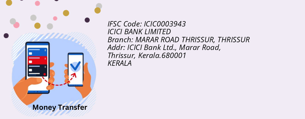 Find ICICI BANK IFSC Code THRISSUR - MARAR ROAD THRISSUR Branch Find ICICI BANK IFSC Code THRISSUR - MARAR ROAD THRISSUR Branch