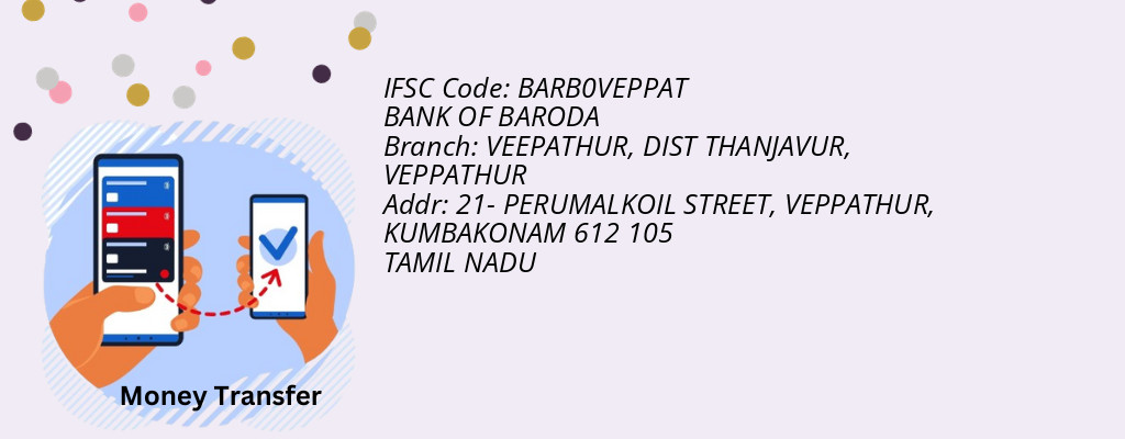 Find BANK OF BARODA IFSC Code VEPPATHUR - VEEPATHUR, DIST THANJAVUR Branch