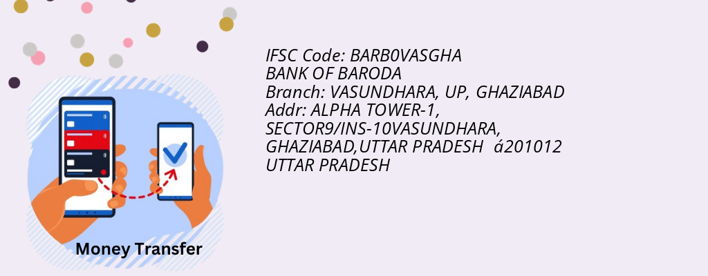 Find BANK OF BARODA IFSC Code GHAZIABAD - VASUNDHARA, UP Branch