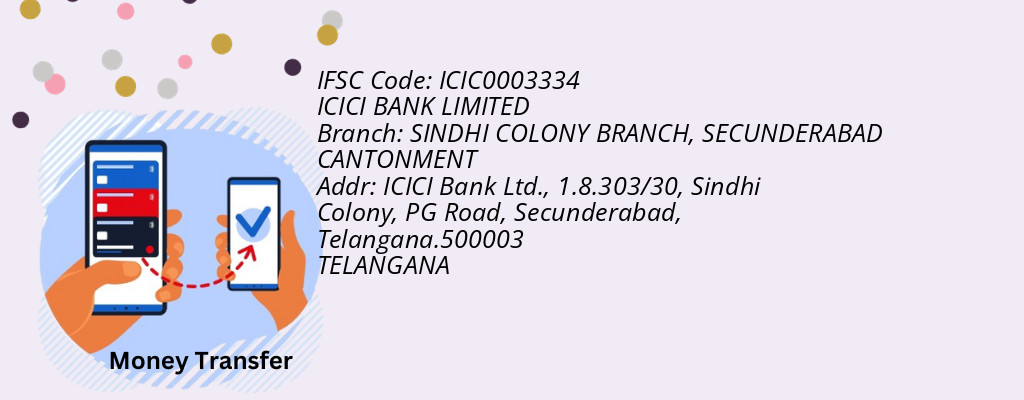 Find ICICI BANK IFSC Code SECUNDERABAD CANTONMENT - SINDHI COLONY BRANCH Branch