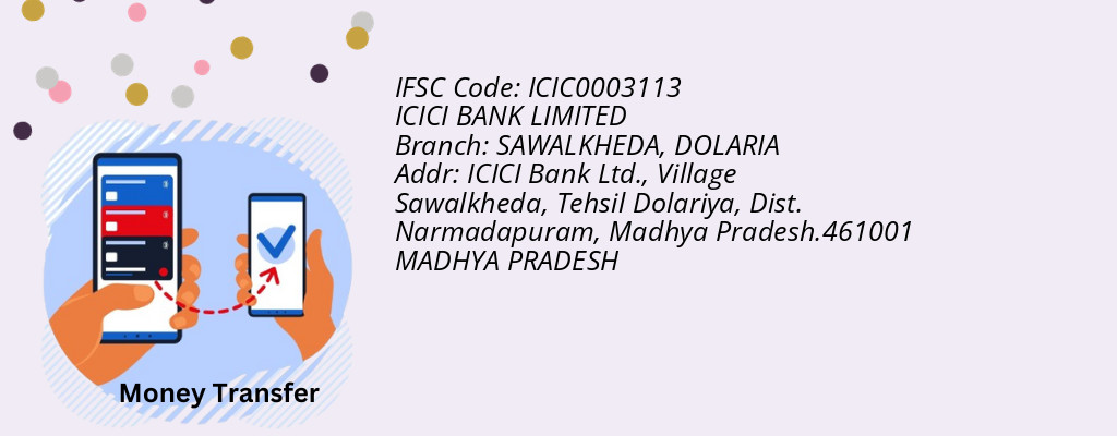 Find ICICI BANK IFSC Code DOLARIA - SAWALKHEDA Branch Find ICICI BANK IFSC Code DOLARIA - SAWALKHEDA Branch