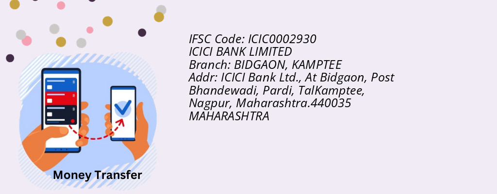 Find ICICI BANK IFSC Code KAMPTEE - BIDGAON Branch