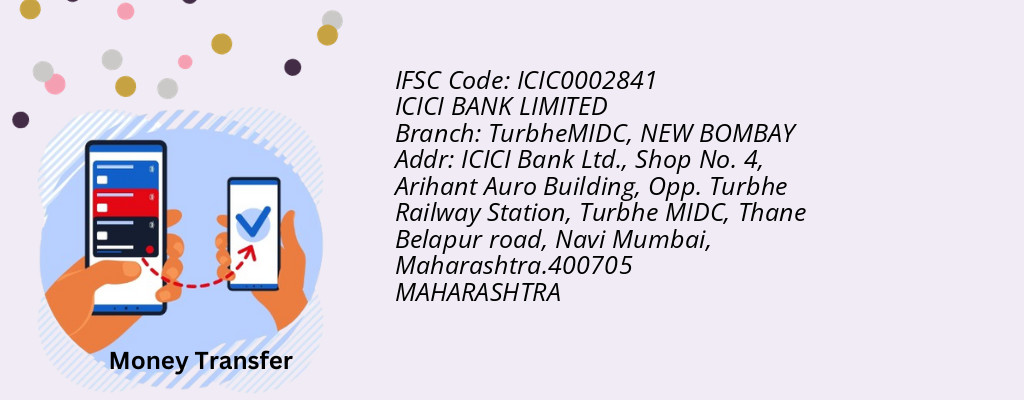 Find ICICI BANK IFSC Code NEW BOMBAY - TurbheMIDC Branch