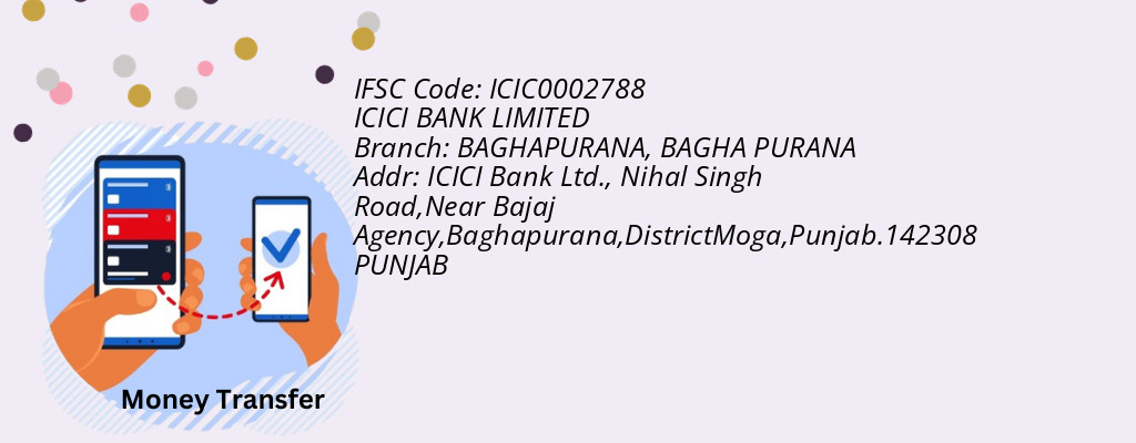 Find ICICI BANK IFSC Code BAGHA PURANA - BAGHAPURANA Branch Find ICICI BANK IFSC Code BAGHA PURANA - BAGHAPURANA Branch