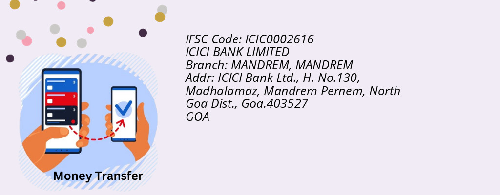 Find ICICI BANK IFSC Code MANDREM - MANDREM Branch Find ICICI BANK IFSC Code MANDREM - MANDREM Branch