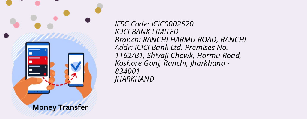 Find ICICI BANK IFSC Code RANCHI - RANCHI HARMU ROAD Branch