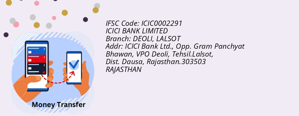 Find ICICI BANK IFSC Code LALSOT - DEOLI Branch Find ICICI BANK IFSC Code LALSOT - DEOLI Branch