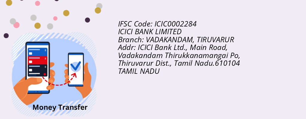 Find ICICI BANK IFSC Code TIRUVARUR - VADAKANDAM Branch