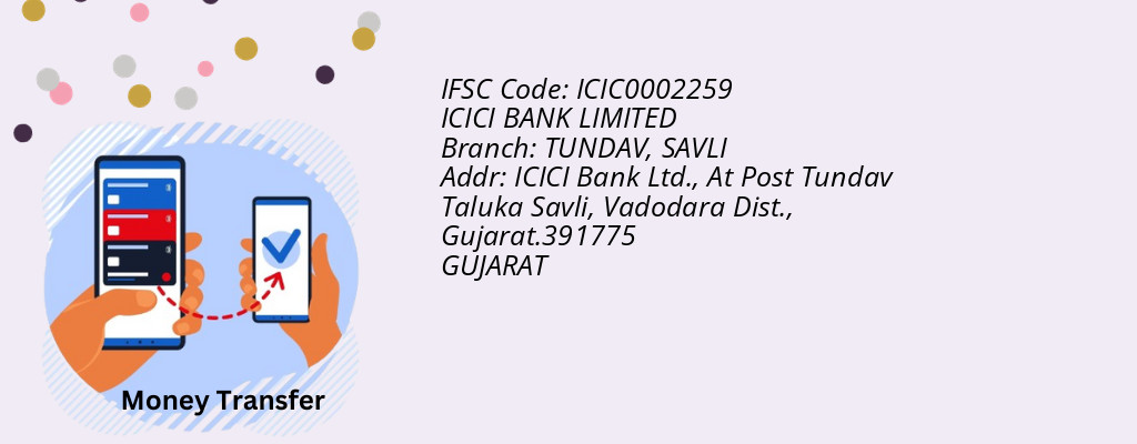 Find ICICI BANK IFSC Code SAVLI - TUNDAV Branch Find ICICI BANK IFSC Code SAVLI - TUNDAV Branch