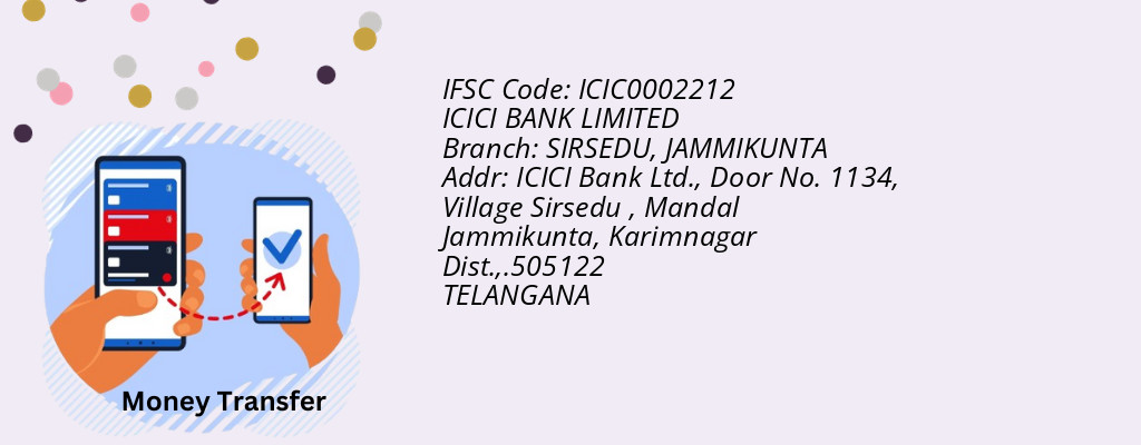 Find ICICI BANK IFSC Code JAMMIKUNTA - SIRSEDU Branch Find ICICI BANK IFSC Code JAMMIKUNTA - SIRSEDU Branch