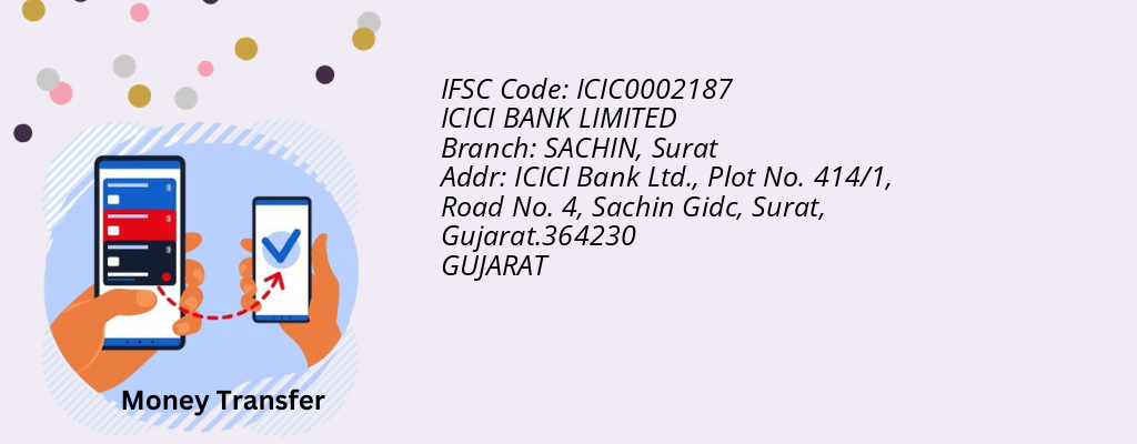 Find ICICI BANK IFSC Code Surat - SACHIN Branch
