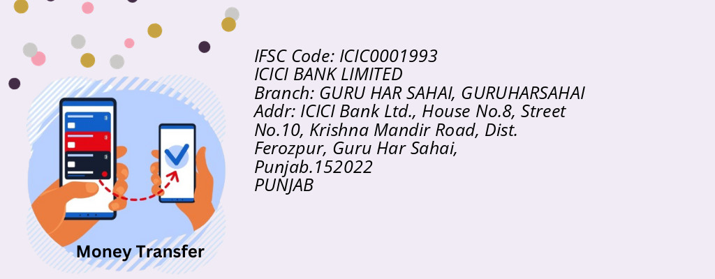 Find ICICI BANK IFSC Code GURUHARSAHAI - GURU HAR SAHAI Branch Find ICICI BANK IFSC Code GURUHARSAHAI - GURU HAR SAHAI Branch
