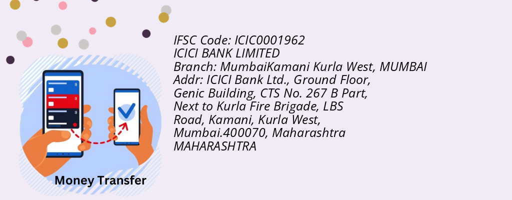 Find ICICI BANK IFSC Code MUMBAI - MumbaiKamani Kurla West Branch Find ICICI BANK IFSC Code MUMBAI - MumbaiKamani Kurla West Branch
