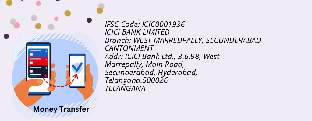 Find ICICI BANK IFSC Code SECUNDERABAD CANTONMENT - WEST MARREDPALLY Branch Find ICICI BANK IFSC Code SECUNDERABAD CANTONMENT - WEST MARREDPALLY Branch