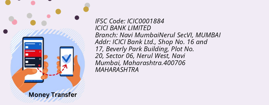 Find ICICI BANK IFSC Code MUMBAI - Navi MumbaiNerul SecVI Branch