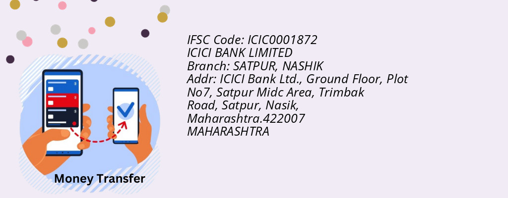 Find ICICI BANK IFSC Code NASHIK - SATPUR Branch