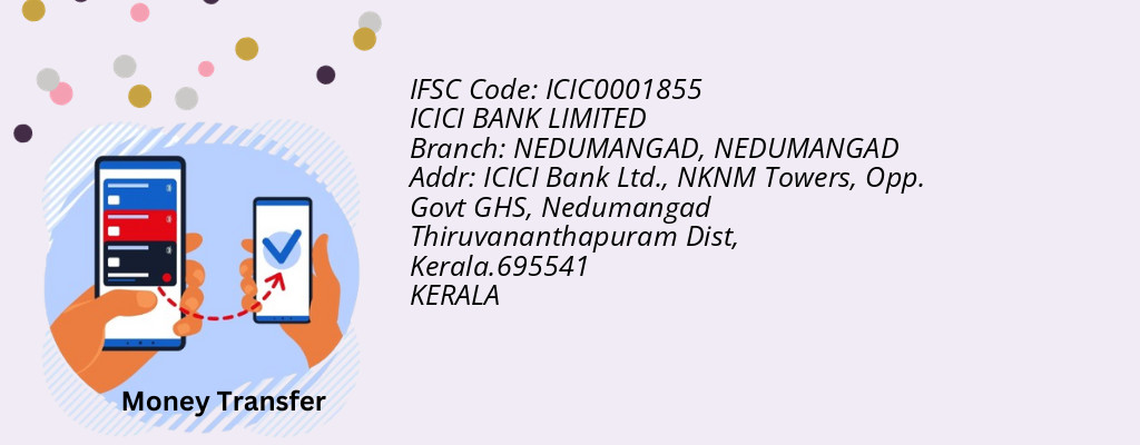 Find ICICI BANK IFSC Code NEDUMANGAD - NEDUMANGAD Branch