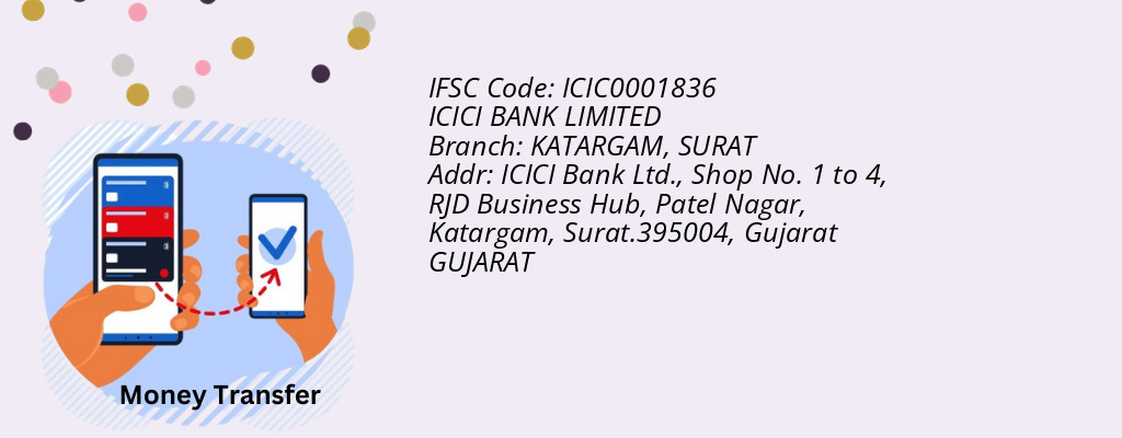 Find ICICI BANK IFSC Code SURAT - KATARGAM Branch