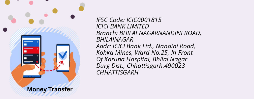 Find ICICI BANK IFSC Code BHILAINAGAR - BHILAI NAGARNANDINI ROAD Branch Find ICICI BANK IFSC Code BHILAINAGAR - BHILAI NAGARNANDINI ROAD Branch