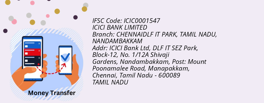 Find ICICI BANK IFSC Code NANDAMBAKKAM - CHENNAIDLF IT PARK, TAMIL NADU Branch