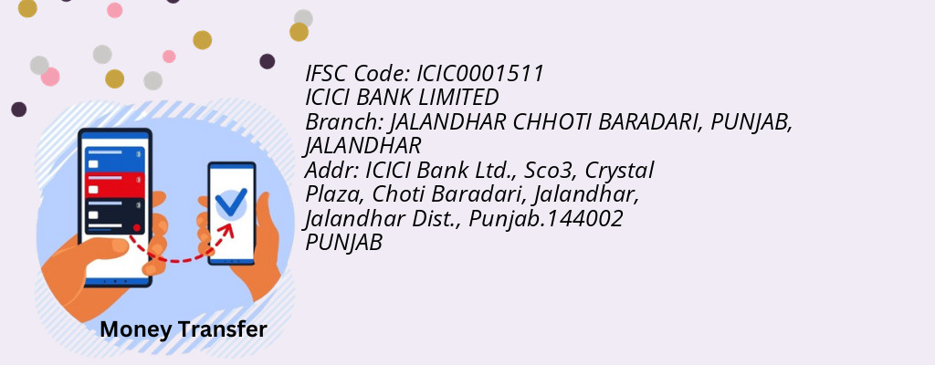 Find ICICI BANK IFSC Code JALANDHAR - JALANDHAR CHHOTI BARADARI, PUNJAB Branch Find ICICI BANK IFSC Code JALANDHAR - JALANDHAR CHHOTI BARADARI, PUNJAB Branch
