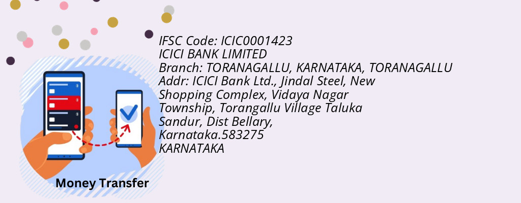 Find ICICI BANK IFSC Code TORANAGALLU - TORANAGALLU, KARNATAKA Branch