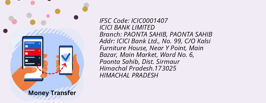 Find ICICI BANK IFSC Code PAONTA SAHIB - PAONTA SAHIB Branch Find ICICI BANK IFSC Code PAONTA SAHIB - PAONTA SAHIB Branch