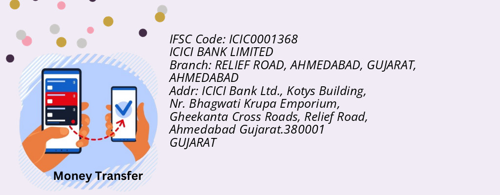 Find ICICI BANK IFSC Code AHMEDABAD - RELIEF ROAD, AHMEDABAD, GUJARAT Branch