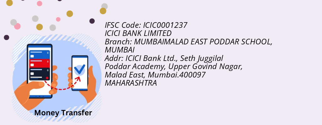 Find ICICI BANK IFSC Code MUMBAI - MUMBAIMALAD EAST PODDAR SCHOOL Branch Find ICICI BANK IFSC Code MUMBAI - MUMBAIMALAD EAST PODDAR SCHOOL Branch
