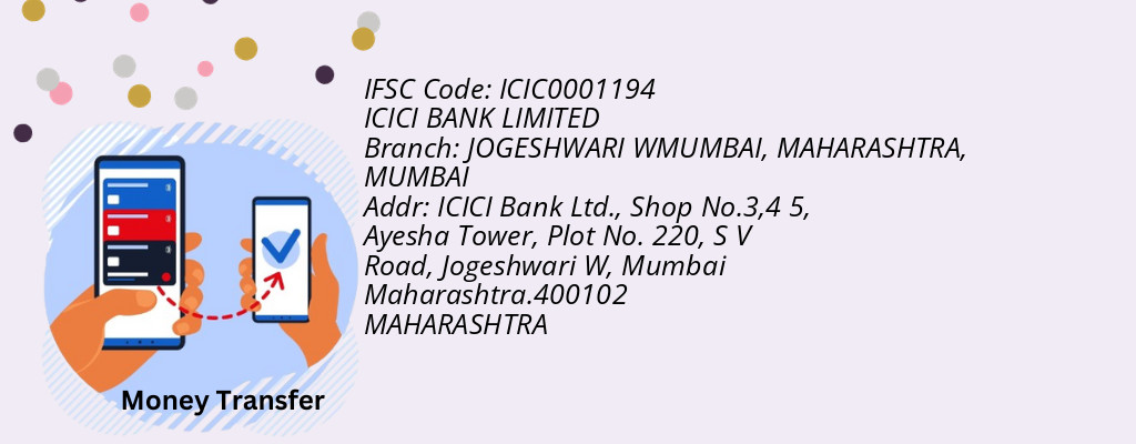 Find ICICI BANK IFSC Code MUMBAI - JOGESHWARI WMUMBAI, MAHARASHTRA Branch