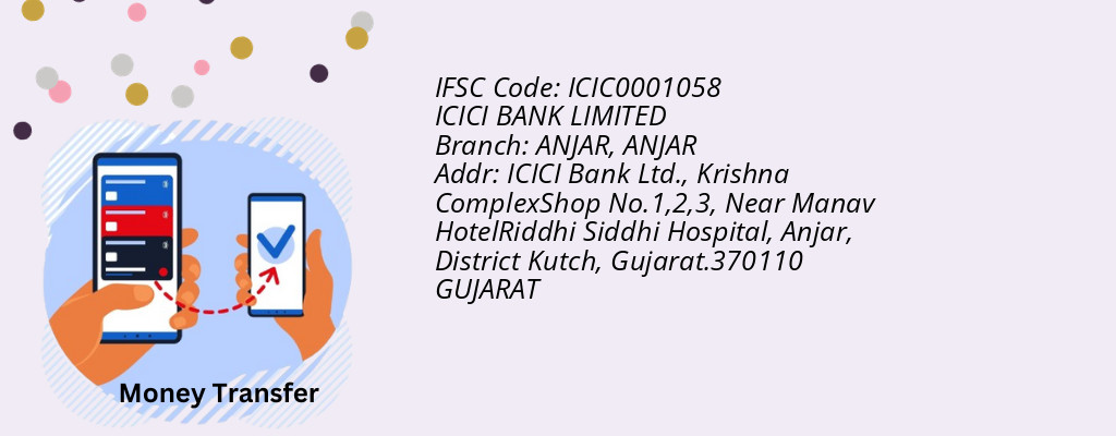 Find ICICI BANK IFSC Code ANJAR - ANJAR Branch