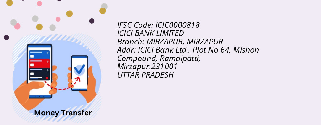 Find ICICI BANK IFSC Code MIRZAPUR - MIRZAPUR Branch