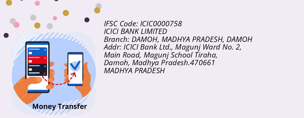 Find ICICI BANK IFSC Code DAMOH - DAMOH, MADHYA PRADESH Branch Find ICICI BANK IFSC Code DAMOH - DAMOH, MADHYA PRADESH Branch