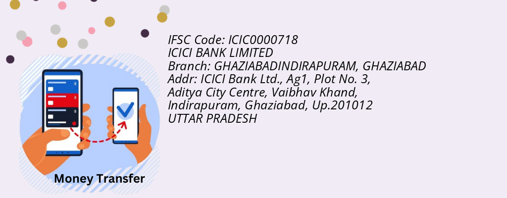 Find ICICI BANK IFSC Code GHAZIABAD - GHAZIABADINDIRAPURAM Branch