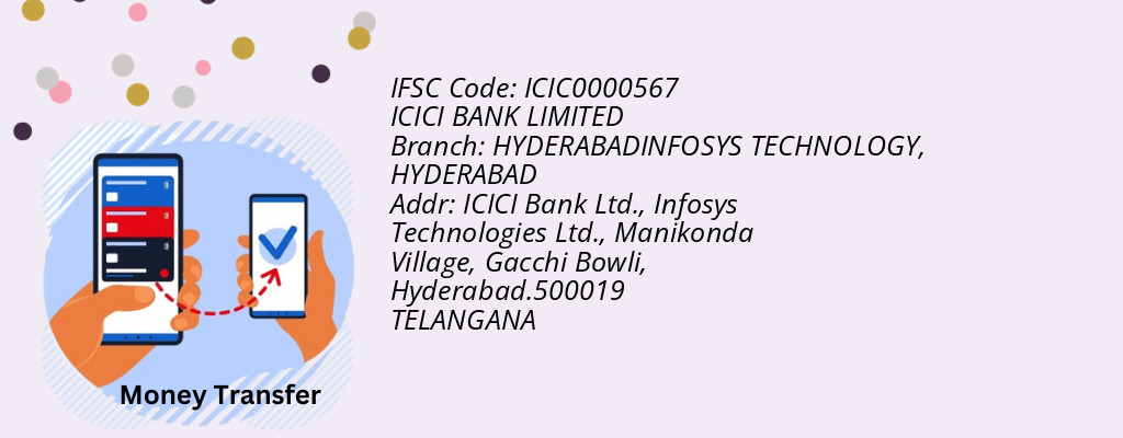 Find ICICI BANK IFSC Code HYDERABAD - HYDERABADINFOSYS TECHNOLOGY Branch