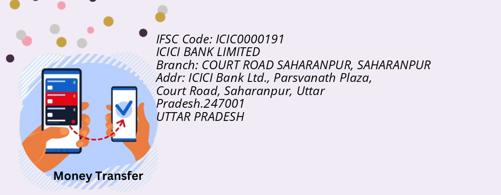 Find ICICI BANK IFSC Code SAHARANPUR - COURT ROAD SAHARANPUR Branch