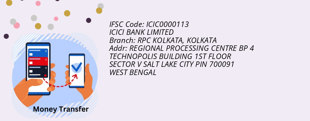 Find ICICI BANK IFSC Code KOLKATA - RPC KOLKATA Branch