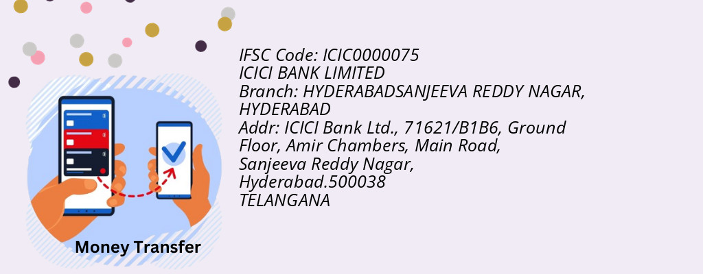 Find ICICI BANK IFSC Code HYDERABAD - HYDERABADSANJEEVA REDDY NAGAR Branch