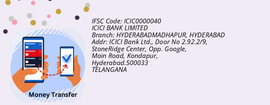 Find ICICI BANK IFSC Code HYDERABAD - HYDERABADMADHAPUR Branch Find ICICI BANK IFSC Code HYDERABAD - HYDERABADMADHAPUR Branch