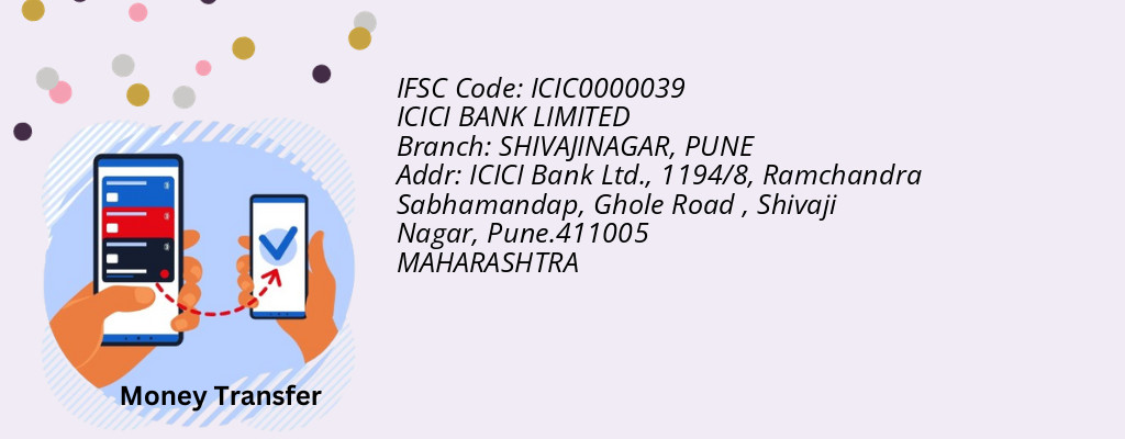 Find ICICI BANK IFSC Code PUNE - SHIVAJINAGAR Branch