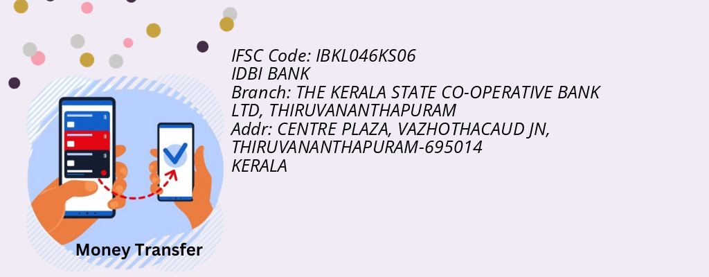 Find IDBI BANK IFSC Code THIRUVANANTHAPURAM - THE KERALA STATE CO-OPERATIVE BANK LTD Branch