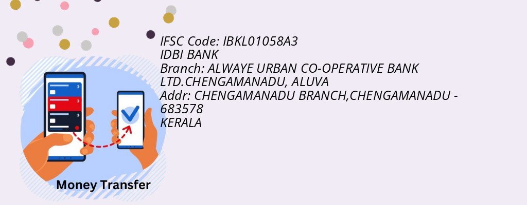 Find IDBI BANK IFSC Code ALUVA - ALWAYE URBAN CO-OPERATIVE BANK LTD.CHENGAMANADU Branch