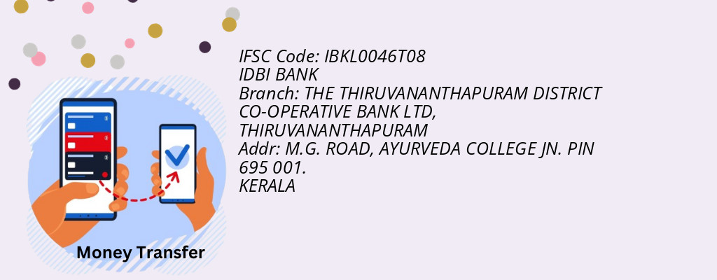 Find IDBI BANK IFSC Code THIRUVANANTHAPURAM - THE THIRUVANANTHAPURAM DISTRICT CO-OPERATIVE BANK LTD Branch