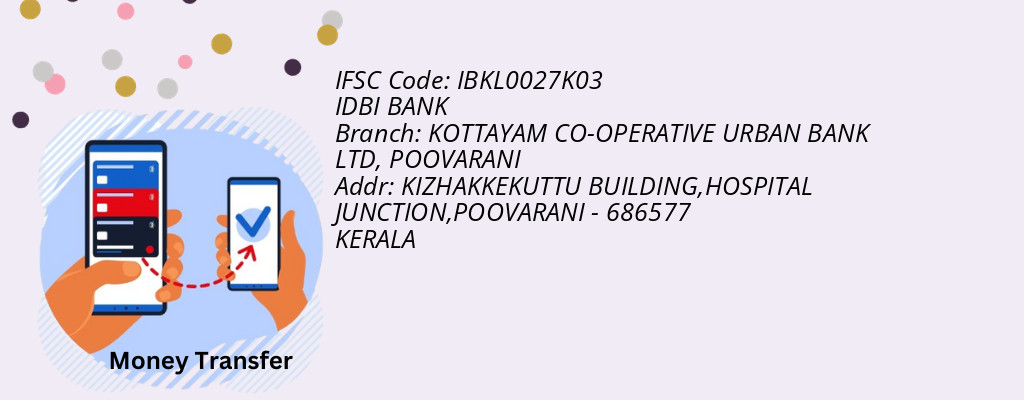 Find IDBI BANK IFSC Code POOVARANI - KOTTAYAM CO-OPERATIVE URBAN BANK LTD Branch