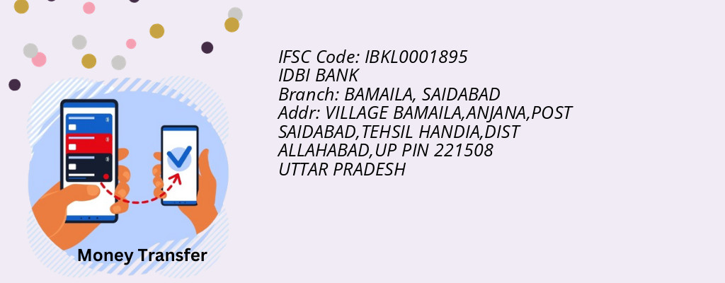 Find IDBI BANK IFSC Code SAIDABAD - BAMAILA Branch