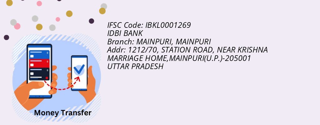 Find IDBI BANK IFSC Code MAINPURI - MAINPURI Branch