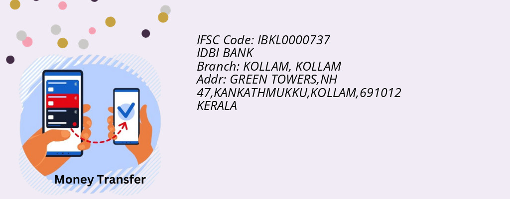Find IDBI BANK IFSC Code KOLLAM - KOLLAM Branch