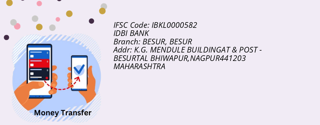 Find IDBI BANK IFSC Code BESUR - BESUR Branch